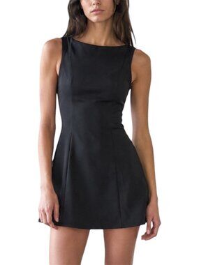 Size S NWT All The Ways Black Fit & Flare Mini Dress